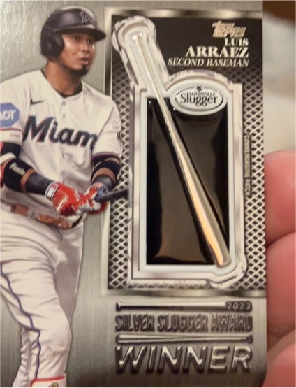 2024 Topps Series 2 Silver Slugger Award Winner #SS-LA Luis Arraez — front