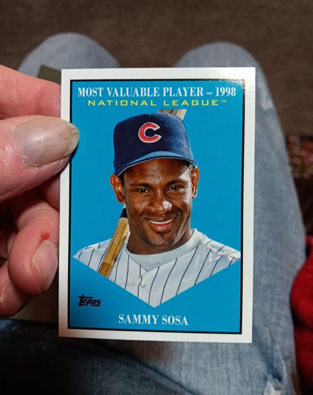 2025 Topps Update #MV-25 Sammy Sosa Most Valuable — front