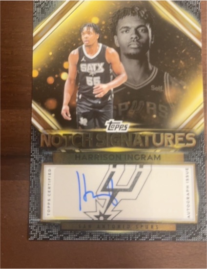 2025-26 Topps Notch Signatures #TNS-HI Harrison Ingram — front