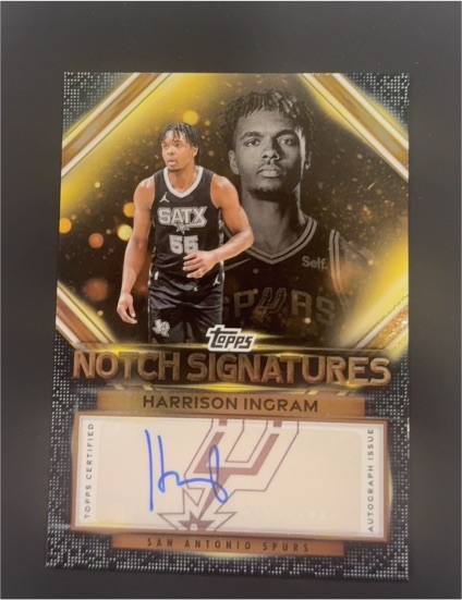2025-26 Topps Notch Signatures #TNS-HI Harrison Ingram — front