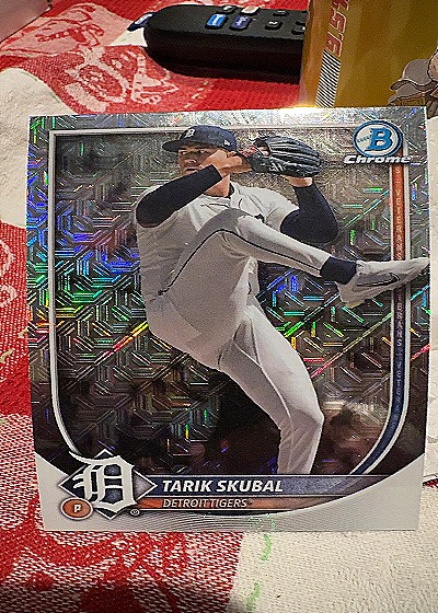 2025 Bowman Chrome #95 Tarik Skubal — front