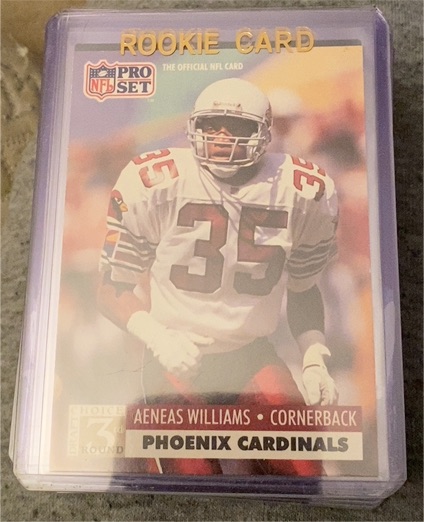 1991 Pro Set #354 Aeneas Williams Rookie Card — front