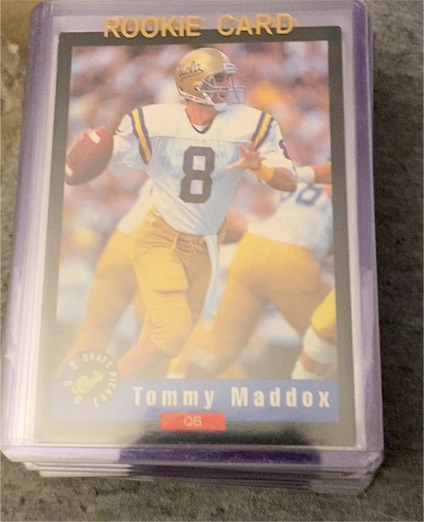 1992 Classic Draft Picks #58 Tommy Maddox — front