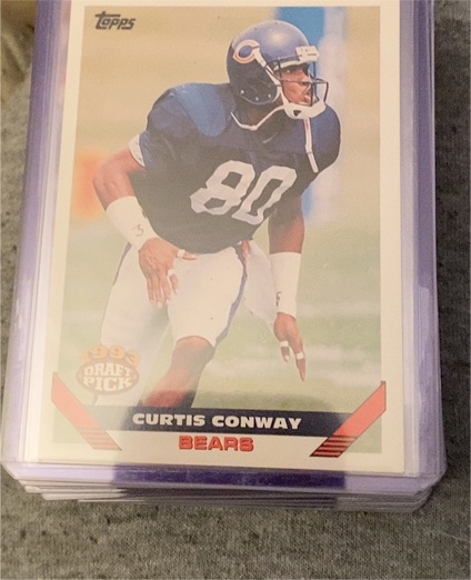 1993 Topps #408 Curtis Conway — front