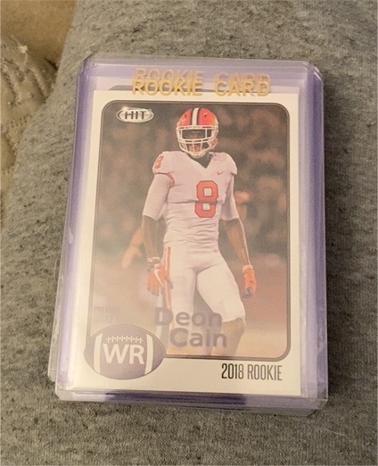 2018 Sage Hit #85 Deon Cain — front