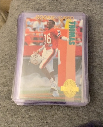 1993 Classic Four Sport #140 Lamar Thomas — front