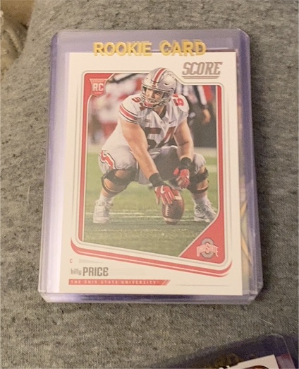 2018 Score #422 Billy Price — front