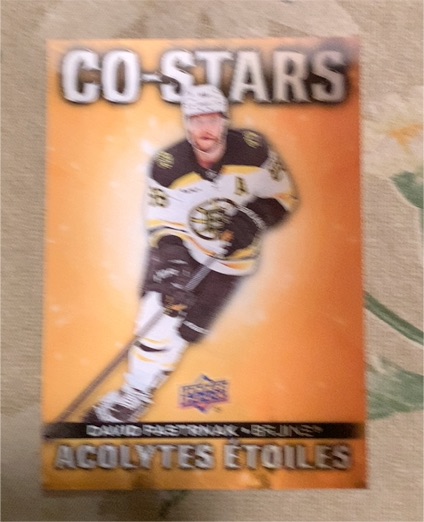 2025-26 Upper Deck Tim Hortons Co-Stars #CO-5 David Pastrnak / Charlie McAvoy — front