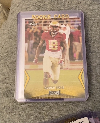 2018 Leaf Draft #06 Auden Tate — front