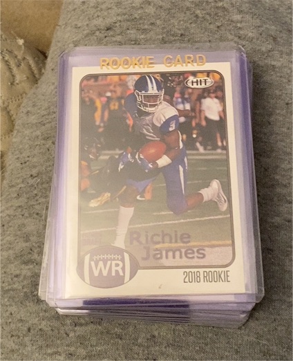 2018 Sage Hit #96 Richie James — front