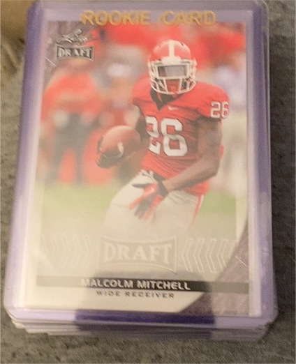 2016 Leaf Draft #26 Malcolm Mitchell — front