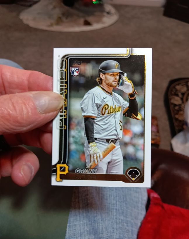 2025 Topps Series 1 #384 Grant Pittsburgh Pirates — front