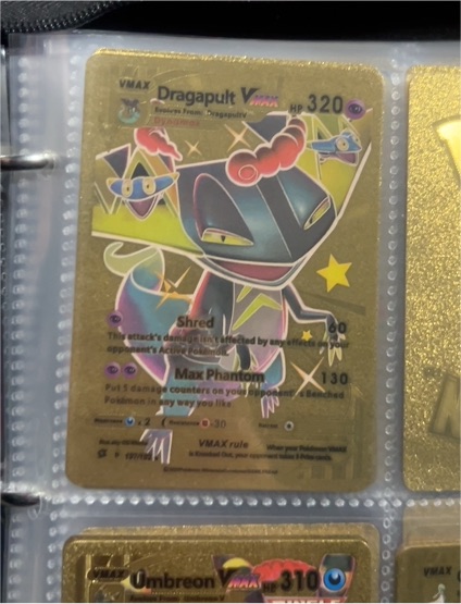 2021 Pokémon TCG SWSH097 Dragapult VMAX — front