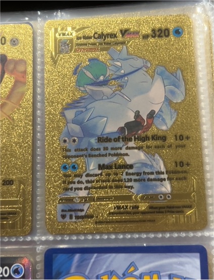 2023 Pokemon Ice Rider Calyrex VMAX #024/073 — front