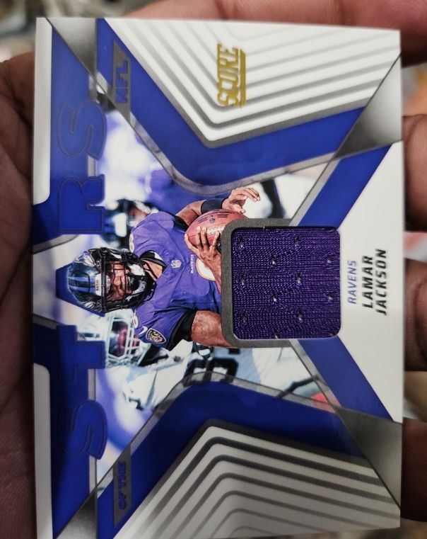 2025 Score Stars of the NFL #5 Lamar Jackson — front