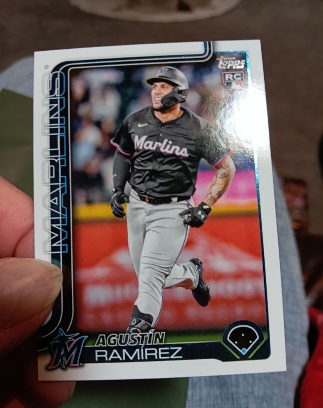 2025 Topps Update #US11 Agustín Ramírez Rookie — front