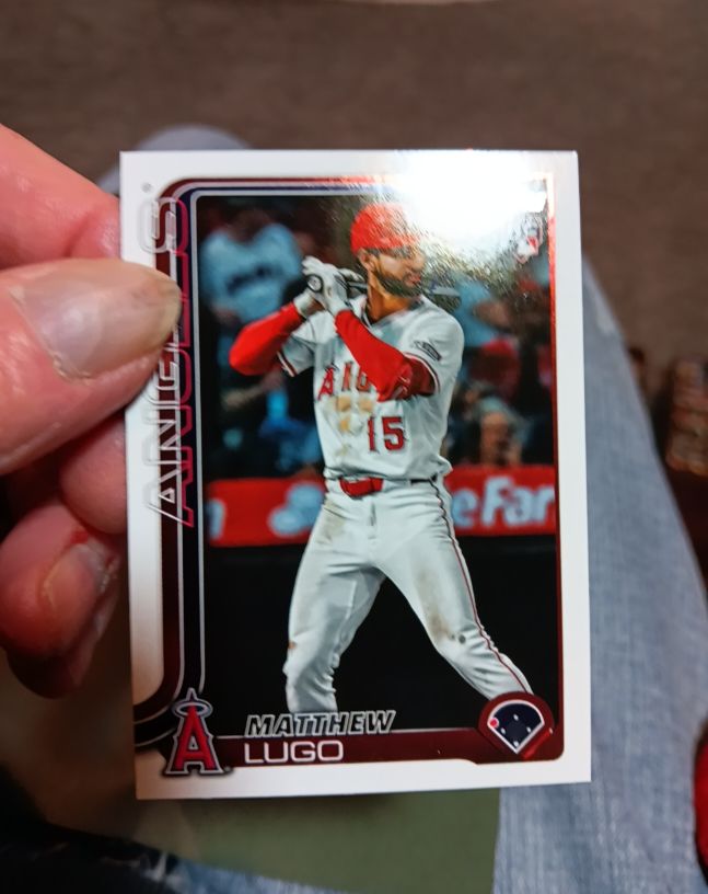 2025 Topps Update #US314 Matthew Lugo — front