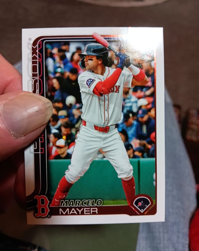 2025 Topps Update Series #US105 Marcelo Mayer — front