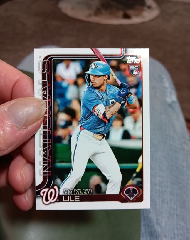 2025 Topps Update #US172 Daylen Lile — front