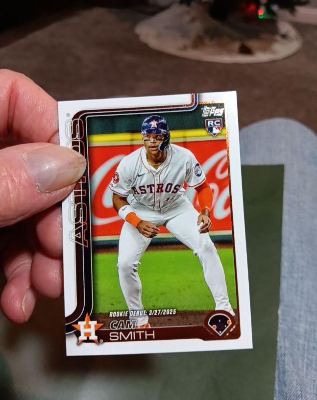 2025 Topps Update #US45 Cam Smith Rookie Debut — front