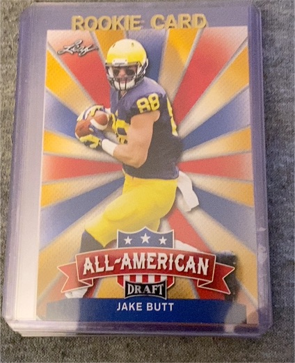 2017 Leaf Draft All-American #AA-XX Jake Butt — front