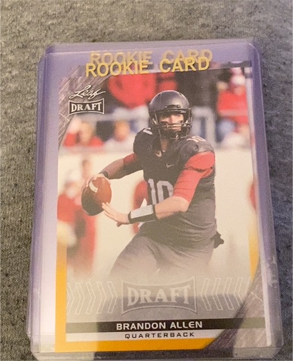 2016 Leaf Draft Brandon Allen Rookie Card — front