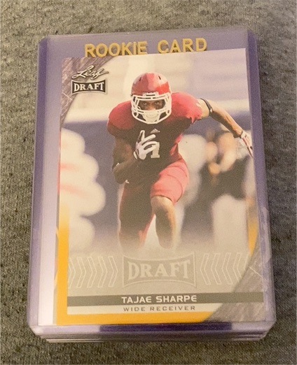 2016 Leaf Draft #82 Tajae Sharpe — front