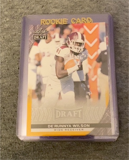 2016 Leaf Draft #61 De'Runnya Wilson — front
