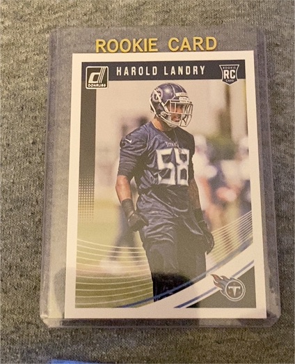 2018 Donruss #366 Harold Landry — front