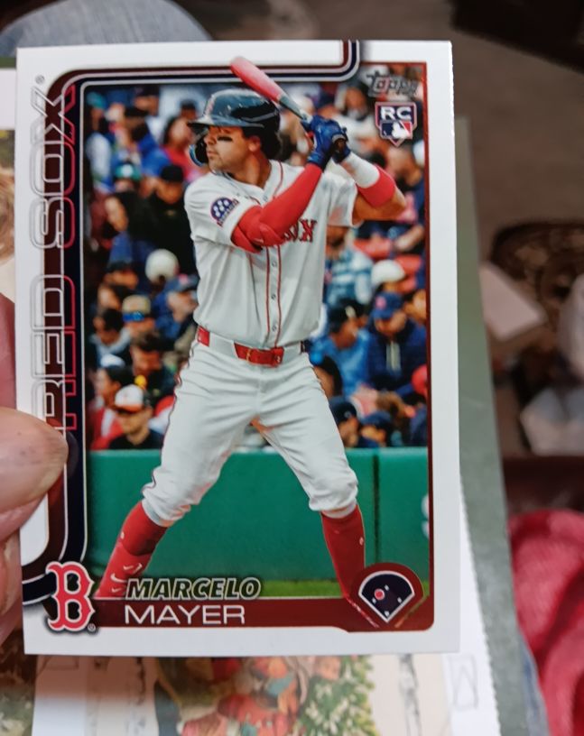2025 Topps Update Series #US105 Marcelo Mayer — front