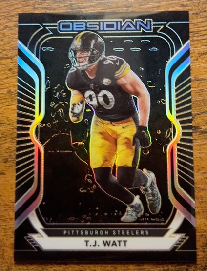 2020 Panini Obsidian T.J. Watt — front