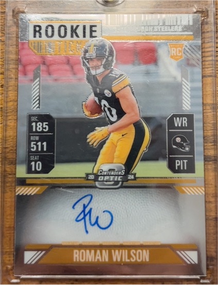 2024 Panini Contenders Optic #124 Roman Wilson — front