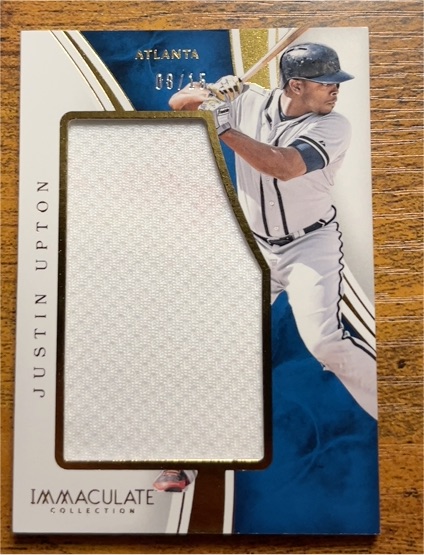 2016 Panini Immaculate Collection #08 Justin Upton — front
