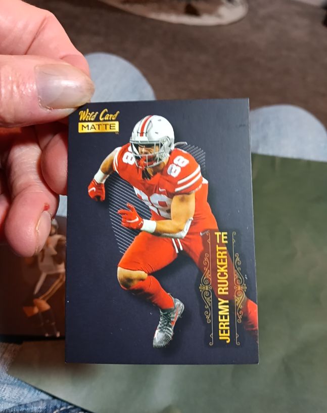 2022 Wild Card Matte #MB-59 Jeremy Ruckert — front