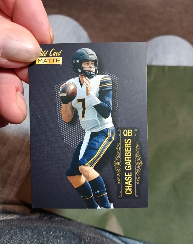 2022 Wild Card Matte #MB-129 Chase Garbers — front