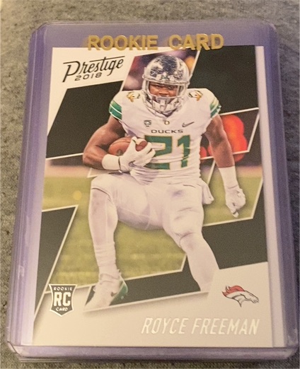 2018 Panini Prestige #222 Royce Freeman — front