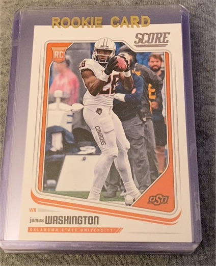 2018 Score #383 James Washington — front