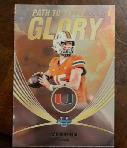 2025 Bowman Chrome #PG-1 Carson Beck — front