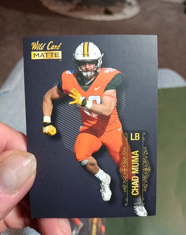 2022 Wild Card Matte #MB-119 Chad Muma — front