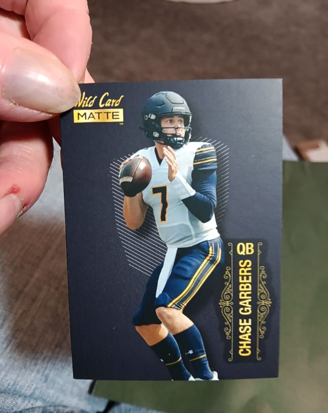 2022 Wild Card Matte #MB-129 Chase Garbers — front