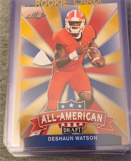 2017 Leaf Draft All-American #AA-09 Deshaun Watson — front