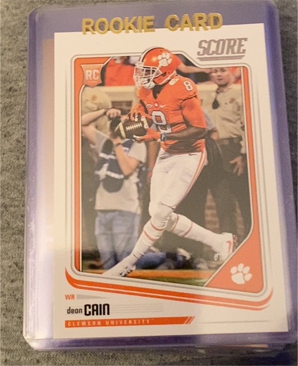 2018 Score #393 Deon Cain — front