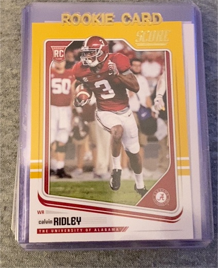 2018 Panini Score #380 Calvin Ridley — front