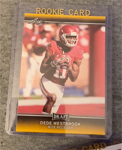 2017 Leaf Draft #24 Dede Westbrook Rookie Card — front