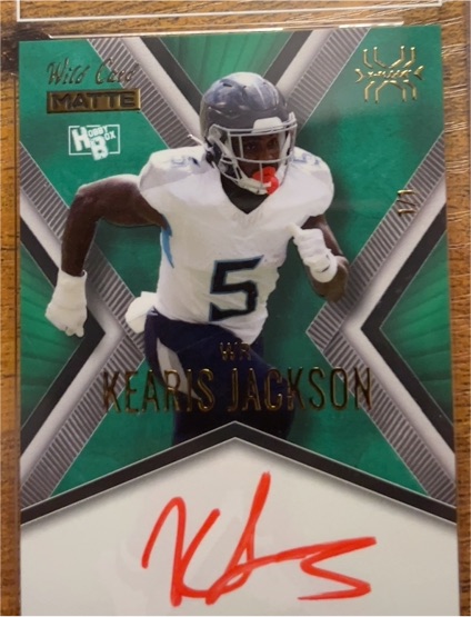 2023 Wild Card Matte X-Plode #MXPA-KJ Kearis Jackson — front
