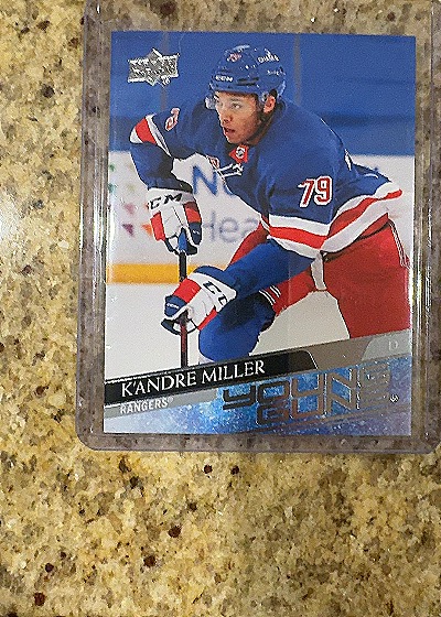 2020-21 Upper Deck #469 K'Andre Miller Young Guns Rookie Card — front
