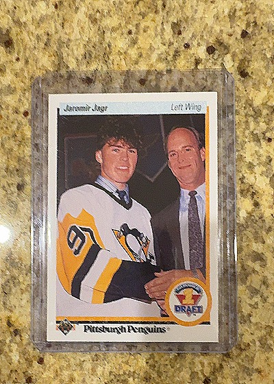 1990-91 Upper Deck #356 Jaromir Jagr — front