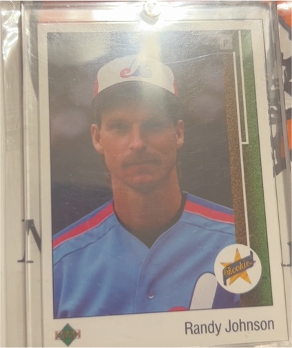 1989 Upper Deck #25 Randy Johnson Rookie Card — front
