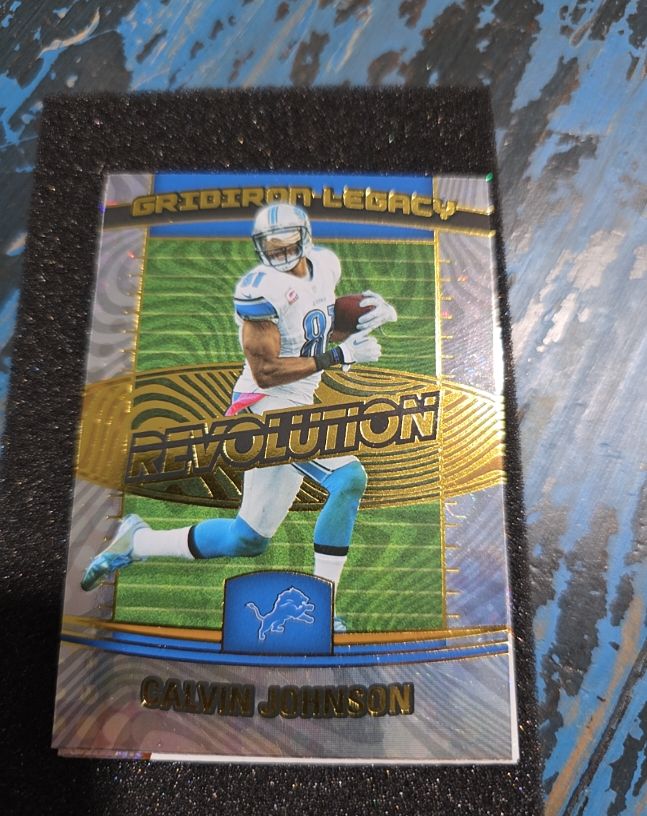 2025 Panini Revolution #15 Calvin Johnson Gridiron Legacy — front