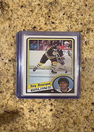 1984-85 O-Pee-Chee #1 Ray Bourque — front